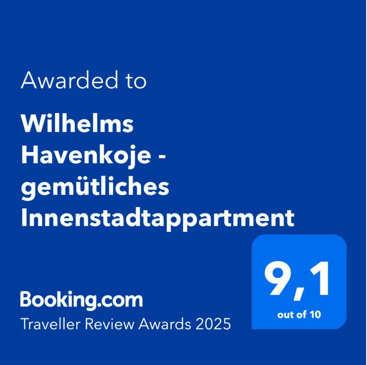 Wilhelms Havenkoje - Gemuetliches Innenstadtappartment Βίλχελμσχαφεν Εξωτερικό φωτογραφία